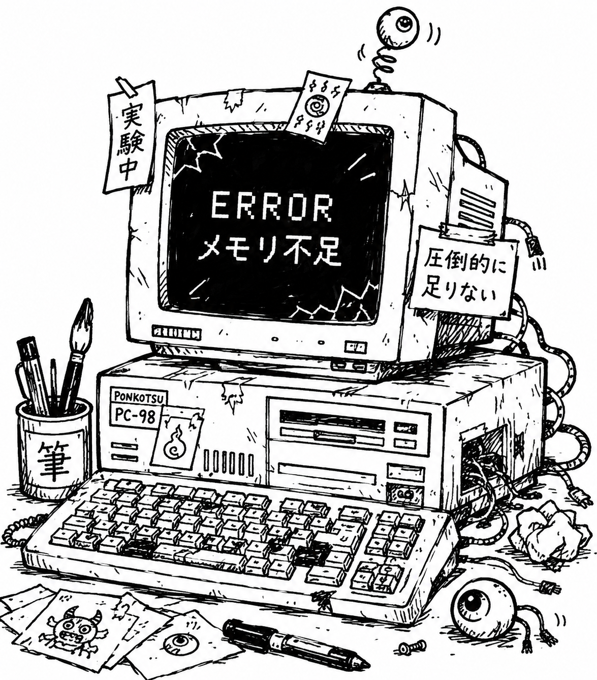 ポンコツAI道場のキービジュアル仮画像
